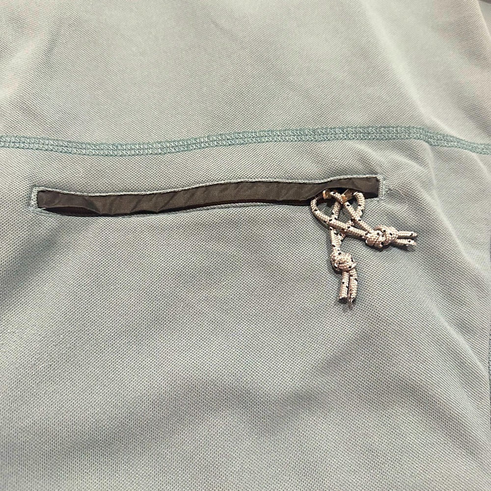 PATAGONIA blue grey 1/2 zip running jacket sz S - Picture 6 of 7